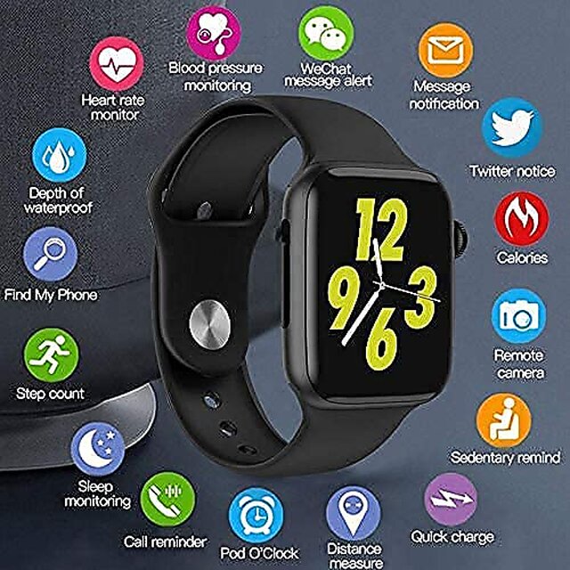 T500 Smart Watch Bluetooth Call And Waterproof Fitness Tracker ECG Heart  Rate Monitor Smartwatch for Android and iOS Mobile Phone (Black): Buy  Online at Best Price in UAE 