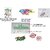 Khush Its Amazing Home Decor Wood Light Green Best Ever Sister Picture Photo Frame for Wall Decor Photos Artworks Prints Multi Pictures Organizer & Hanging Display Frames with Wood Clips