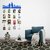 Khush Its Amazing Home Decor Wood Navy Blue Best Ever Sister Picture Photo Frame for Wall Decor Photos Artworks Prints Multi Pictures Organizer & Hanging Display Frames with Wood Clips