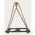 Khush Its Amazing Wood Hanging Planter Shelf Plant Hanger Decorative Flower Pot Rack with Rope Home Decor Hanging Planter ( 2 Pot Black Planter)
