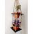 Khush Its Amazing Wood Hanging Planter Shelf Plant Hanger Decorative Flower Pot Rack with Rope Home Decor Hanging Planter (2 Tier Pot Black)