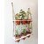 Khush Its Amazing Wood Hanging Planter Shelf Plant Hanger Decorative Flower Pot Rack with Rope Home Decor Hanging Planter (2 Tier Pot White)