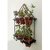 Khush Its Amazing Wood Hanging Planter Shelf Plant Hanger Decorative Flower Pot Rack with Rope Home Decor Hanging Planter (2 Tier Pot Black)