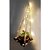 Khush Its Amazing Plant Macrame Hanger Shelf Indoor Hanging Planter Shelf Plant Hanger Shelf Boho Home Decor Cotton Rope(with LED Light) (Black)