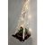 Khush Its Amazing Plant Macrame Hanger Shelf Indoor Hanging Planter Shelf Plant Hanger Shelf Boho Home Decor Cotton Rope(with LED Light) (Black)