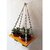 Khush Its Amazing Plant Macrame Hanger Shelf Indoor Hanging Planter Shelf Plant Hanger Shelf Boho Home Decor Cotton Rope (Yellow)