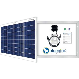 Buy Bluebird 50 Watt 12 Volt Polycrystalline Solar Panel Online @ ₹3103 ...