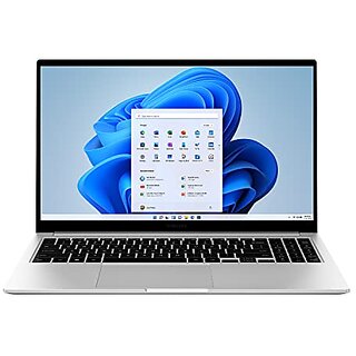                       Samsung Galaxy Book2 Intel 12th Gen core i5 39.6cm (15.6,) FHD LED Thin , Light Laptop (8 GB/512 GB SSD/Windows 11/MS Office/Backlit Keyboard/Finger Print Reader/Silver/1.55Kg) NP750XED-KC1IN                                              