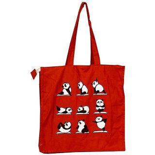 Canvas Laminated shopping  bags for ladies