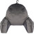 Flipon Bearust Back Supprot Pillow  Soft Velvet Outer Cover With Inner Cover and Zipper  Grey Large Size