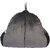 Flipon Bearust Back Supprot Pillow  Soft Velvet Outer Cover With Inner Cover and Zipper  Grey Large Size