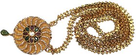 S L GOLD Micro Plated Shruti Doller Chain N26
