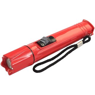 S4 Led Flashlight, Plastic Led Torch Light Operate On 3 AA Size Battery  (Color As Per Availability, Without Cell Torch)