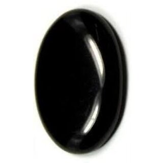                       4.25 Ratti Hakik (Akik) Stone Rare Black Oval Shape                                              