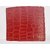 Premium Red Leather Bi-fold Wallet