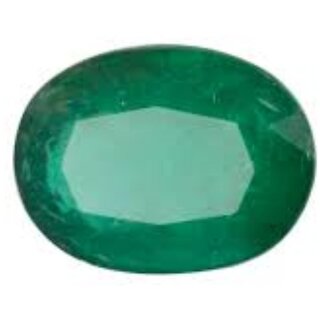                       Durgs Gems 7.50 Ratti Brazilian Emerald Gemstone Original Certified Panna Stone Natural Loose Gemstone AA++ Quality                                              