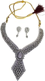 S L GOLD Arora Fancy design necklace N23