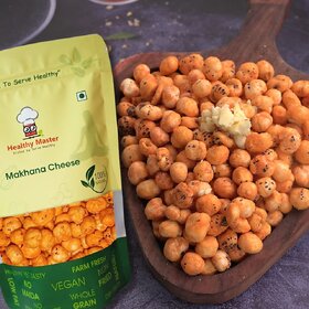 Healthy Master Roasted Cheese Makhana (Fox Nuts) 120 GM