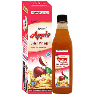                       Herbal Canada Apple Cider Vinegar Prepared From Home Method (500ml)                                              