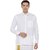 Uathayam MINISTER Cotton Full Sleeve White Shirt For Men