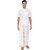 Uathayam MINISTER Cotton Half Sleeve White Shirt For Men