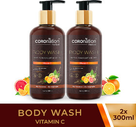 COROnation Herbal Vitamin C Body Wash - 300 ml X 2 ( Pack of 2 )