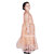 Kid Kupboard Regular Girl's Solid Gown | Full-Sleeves | Pure Cotton | Dark Orange | Pack of 1