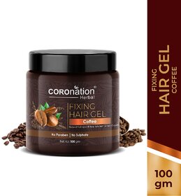 COROnation Herbal Coffee Fixing Hair Gel - 100 gm
