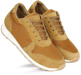 Shoeson Mens beige Sport Shoes