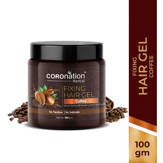                       COROnation Herbal Coffee Fixing Hair Gel - 100 gm                                              