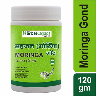 Herbal Canada Moringa Gond 100 Pure Natural Plant based product - 100g + 20g Extra (Pack of 1) Herbal Canada Moringa Gond 100 Pure Natural Plant based product - 100g + 20g Extra (Pack of 1)