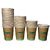 SRIND Biodegradable 250ml Bio Paper Cup (25 Pieces) |100% Natural Compostable|Easy Disposable | Eco Friendly| Use and Throw|Travel Friendly Cup (25)