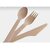 SRIND Biodegradable Disposable cutlery set 16cmSpoon(100p) 16cmFork(100p) 16cmKnife(100p)( Pack of 300) |100%Compostable |Easy Disposable | Eco Friendly|Natural |Use and Throw |Travel friendly|Wedding