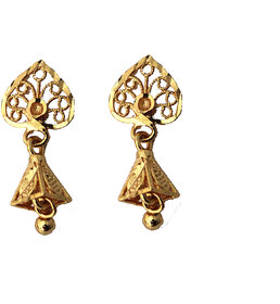 S L GOLD 1 Gram Micro Plated New gold Design Earring