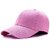 Zonixon Baseball Cap for Women  Plain Pink Caps for Girls  Cotton Branded Caps for Women Stylish  Adjustable Size for