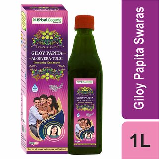 Herbal Canada Giloy Papita Juice (1000ml) Herbal Canada Giloy Papita Juice (1000ml)