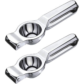                       Oc9 Stainless Steel Lemon Squeezer Hand Juicer for Kitchen (Pack of 2)                                              