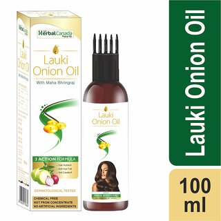                       Herbal Canada Lauki Onion Oil - 100ml                                              