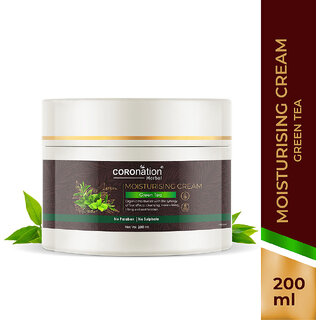                       COROnation Herbal Fuji Matcha Green Tea Moisturising Cream - 200 ml                                              