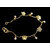 S L GOLD 1 Gram Micro Plated Butterfly Whitestone Design Bracelet D13