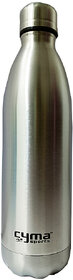 CYMA SPORTS STAINLESS STEEL BOTTLE 500 ML SILVER COLOUR