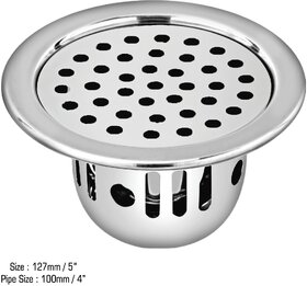 Stainless Steel Sanjay Chilly Round Cockroach Trap 127mm (5x5 Inch)