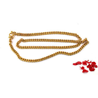                       S L Gold 1 Gram Micro Plated Chain C8 Design                                              