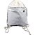 Polyester Casual Small Daypack Drawstring Backpack For Tution, Gym, Picnic Bags Cloth Shoulder for Unisex (Off White)