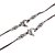 LUCKY JEWELLERY Designer Combo German Silver Quirky Dolphin Shape (Pack of 2) Rakshabandan Rakhee