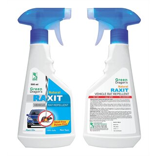                       Green Dragon's Natural Raxit Car Rat Repellent Spray 500ml                                              