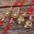 LUCKY JEWELLERY Designer Combo White Color Quirky Flower Shape (Pack of 4) Rakshabandan Rakhee