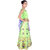 Kid Kupboard Sleeveless Girls Floral Light Green Stitched Cotton Lehenga Choli with Dupatta Set For Girls