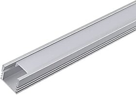 10 MM SURAFCE Profile 1 Meter Long Profile Without LED Light Straight Linear LED Tube Light (Pack of 5)