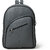 MATRICE laptop backpack bag with Grey faux vegan leather(NE-S-0803-Grey)